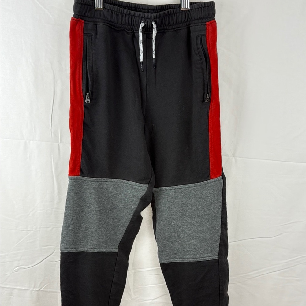 Hanna Andersson Kids Joggers - Black, Red, Gray